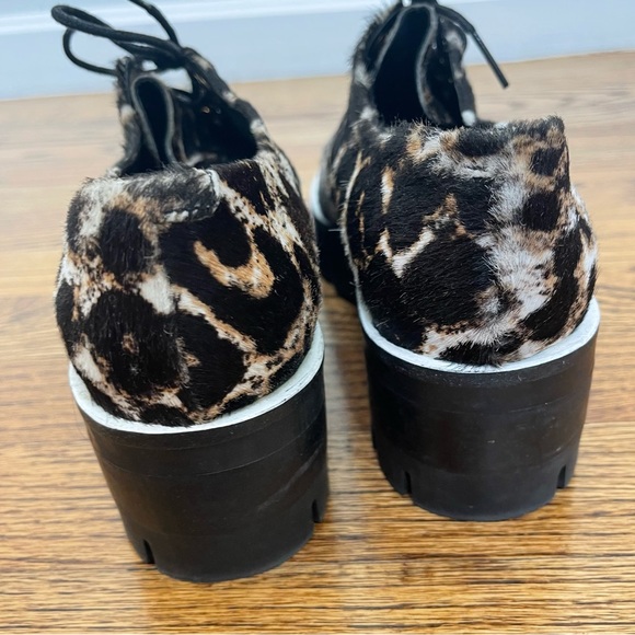Sandro Leopard Print Chunky Platform Loafers - Picture 11 of 11